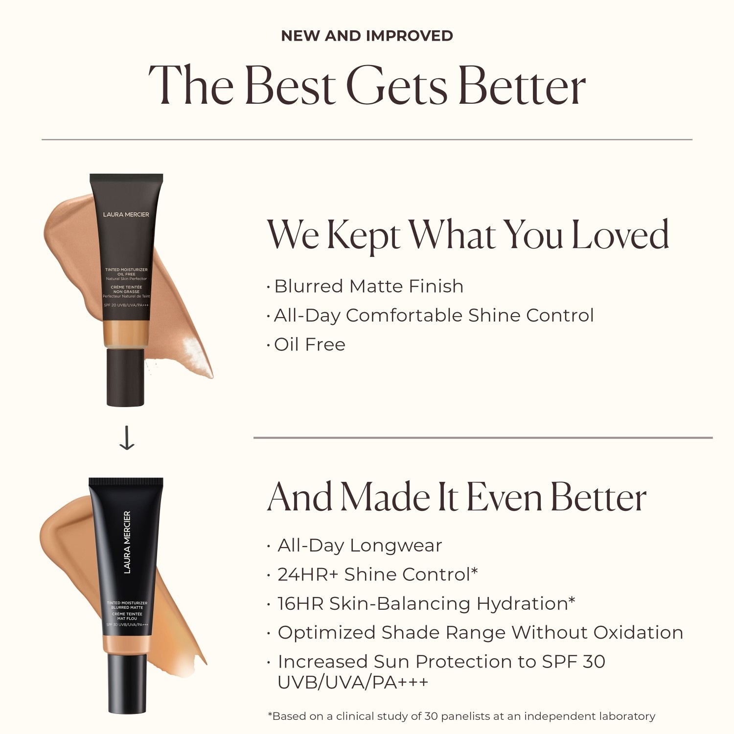 BB-крем tinted moisturizer blurred matte Laura Mercier, 5n clay, объем 45 мл — фото 3