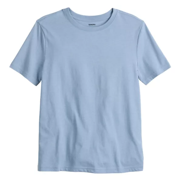 

Футболка однотонная на каждый день для мальчиков 8-20 лет Sonoma Goods For Life, цвет light blue heather