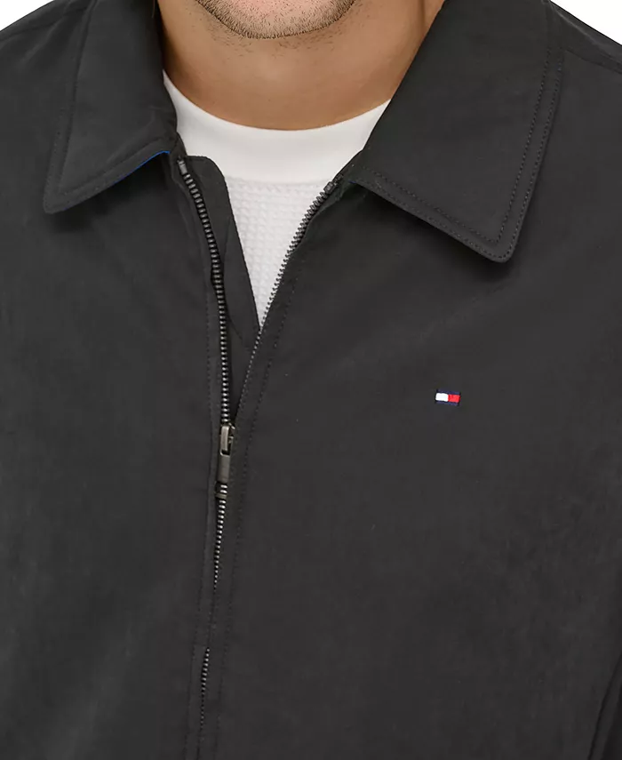 Мужская легкая куртка на молнии Tommy Hilfiger, черный — фото 4