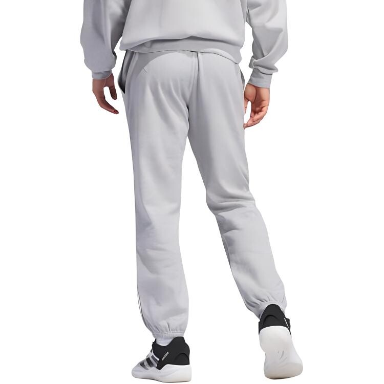 Трикотажные спортивные штаны мужские, средние, серые/черные Adidas, черный — фото 4