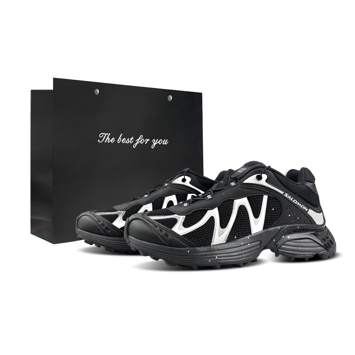 

XT WHISPER Абразивостойкие кроссовки для бега Unisex SALOMON, mountain shadow moonlit shopping bag