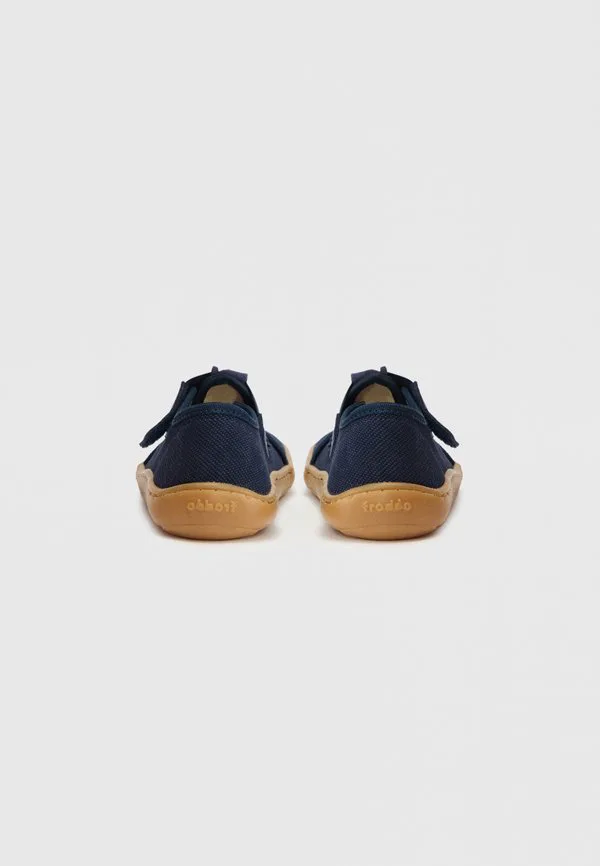 Кроссовки унисекс barefoot из парусины с т-образным ремешком Froddo, Dark Blue — фото 3