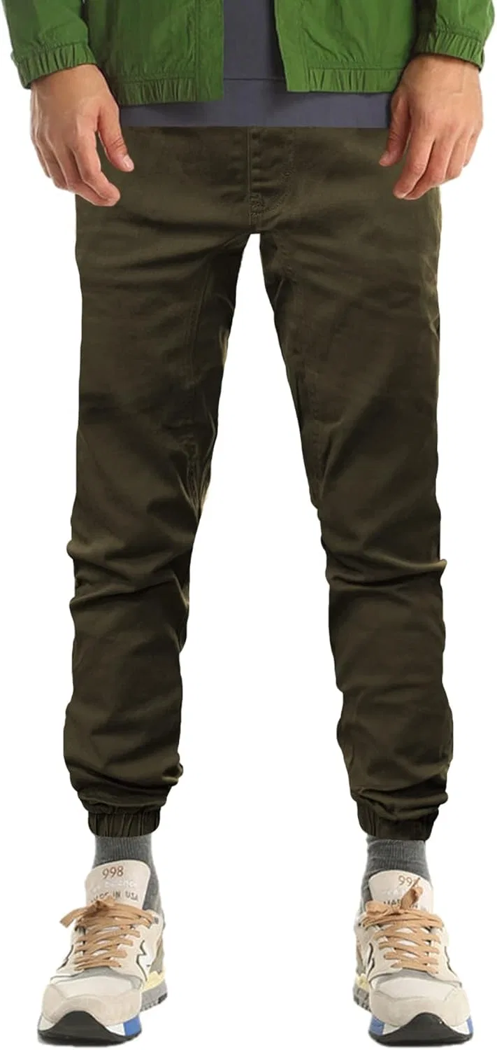 Детские спортивные брюки Southpole из эластичной саржевой ткани, Olive