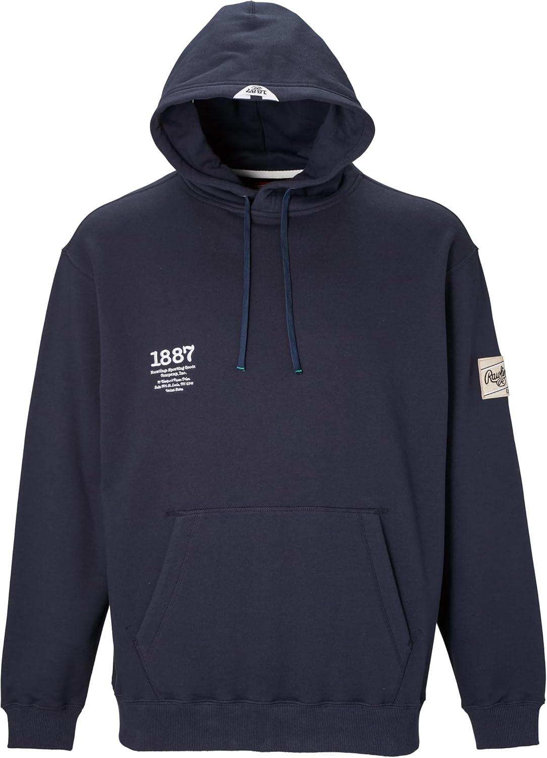 

Худи Rawlings AOS14F15 GROUND RED в бейсбольном стиле, темно-синий