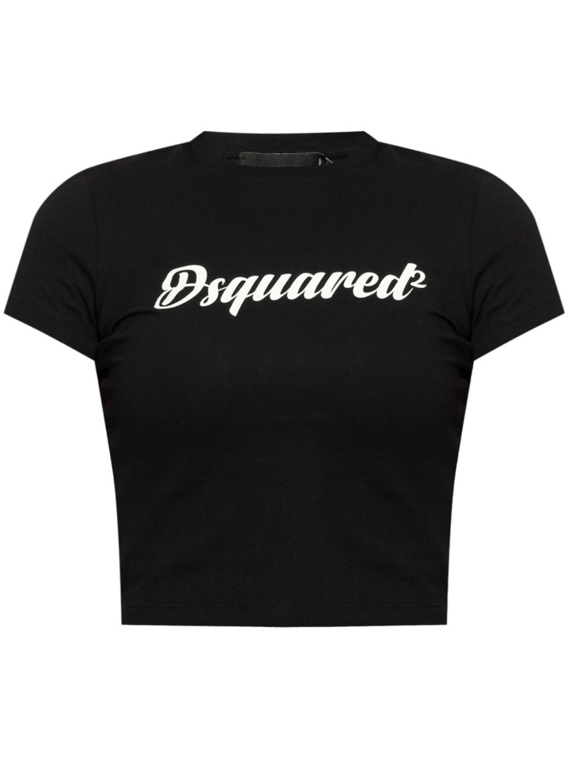 

Dsquared2 укороченная футболка с логотипом, черный
