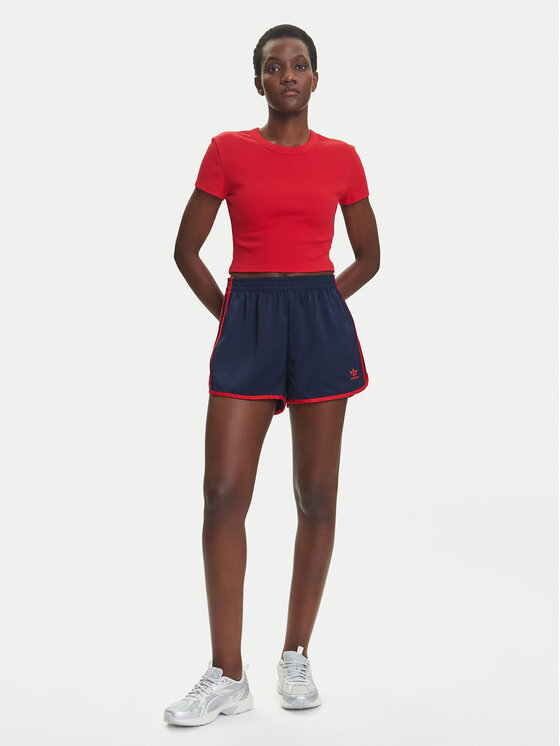 Свободные спортивные шорты adicolor 3-Stripes Sprinter JZ3514 Adidas, синий — фото 2