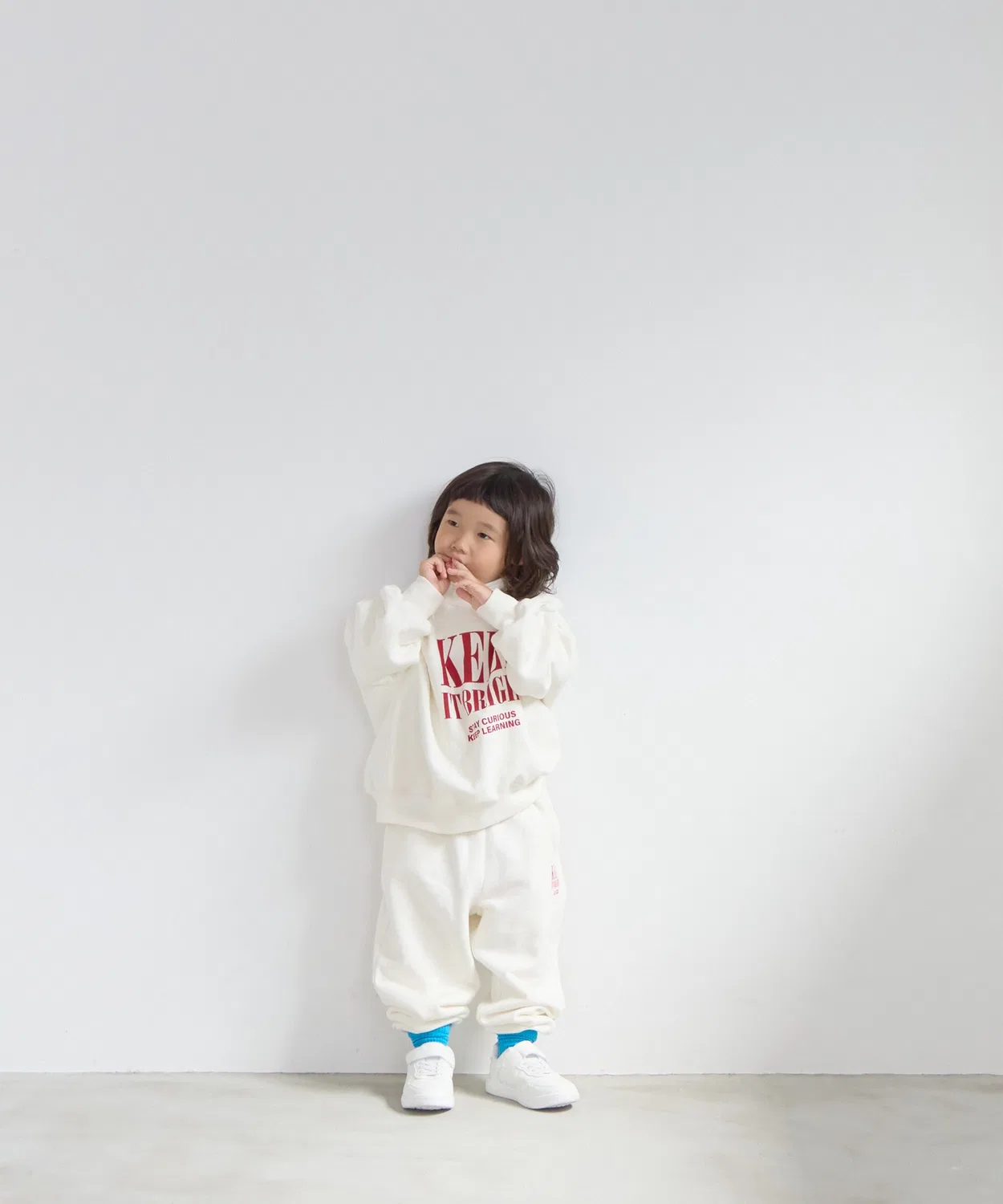 Свитшот оверсайз с рукавом реглан Lowry Kids хлопок красный — фото 2