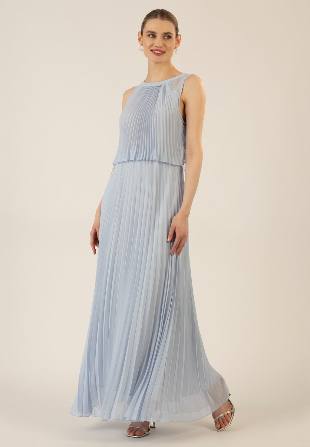 

Платье макси Apart, светло-голубой