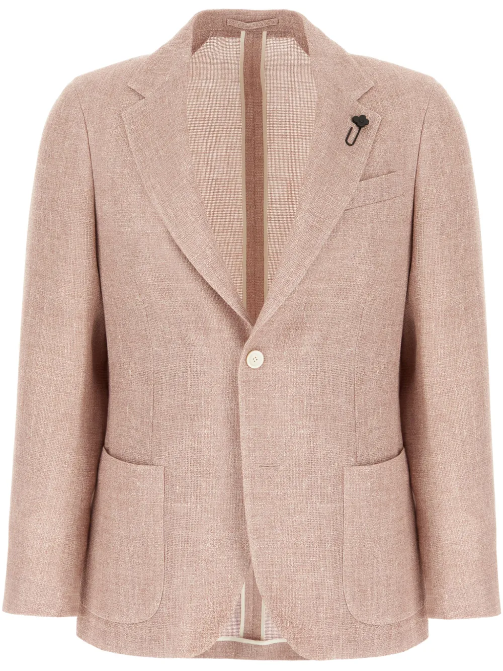 

Пиджак с накладными карманами Lardini, розовый
