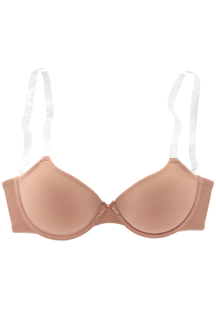 

Бюстгальтер-футболка LASCANA, светло-коричневый