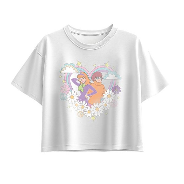 

Футболка Scooby Doo Daphne & Velma retro heart boxy для девочек 7-16 лет Licensed Character