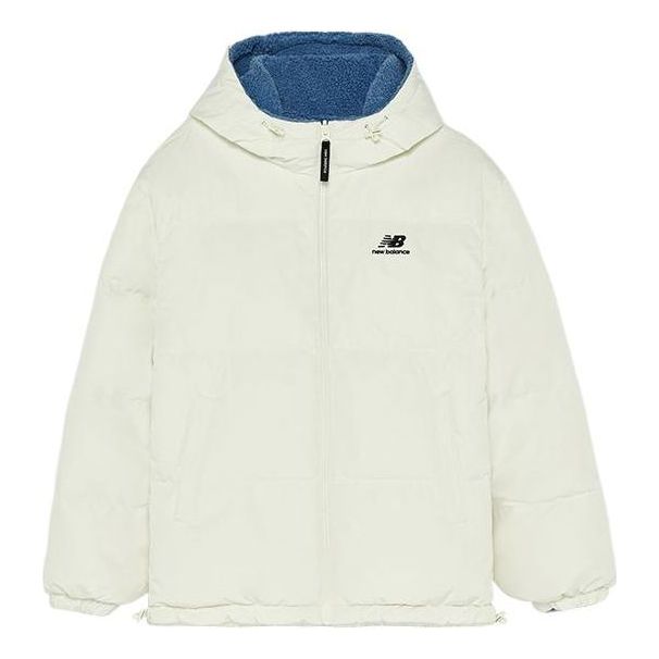 

Куртка New Balance Logo Sportswear Puffer 'White Blue', белый