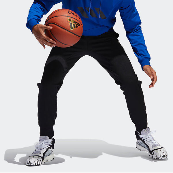 Спортивные штаны adidas Sports Casual Fleece Basketball Trousers Men's Black, черный — фото 4