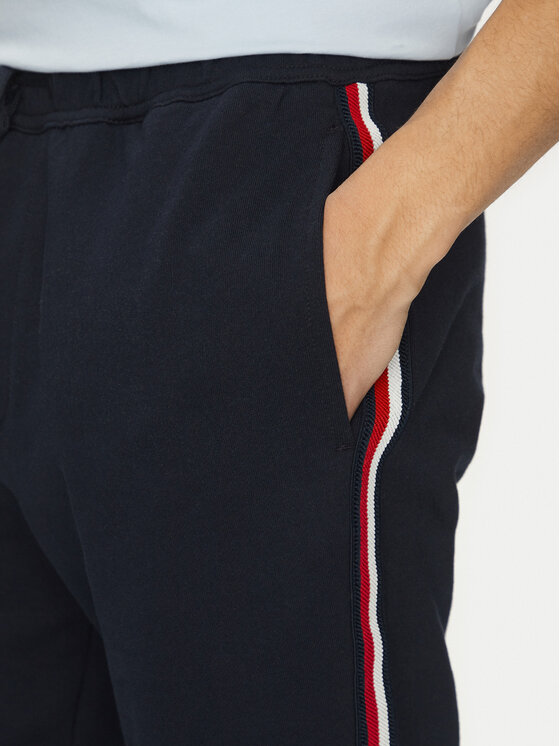 Спортивные брюки обычного кроя Global Stripe MW0MW38696 Tommy Hilfiger, синий — фото 4