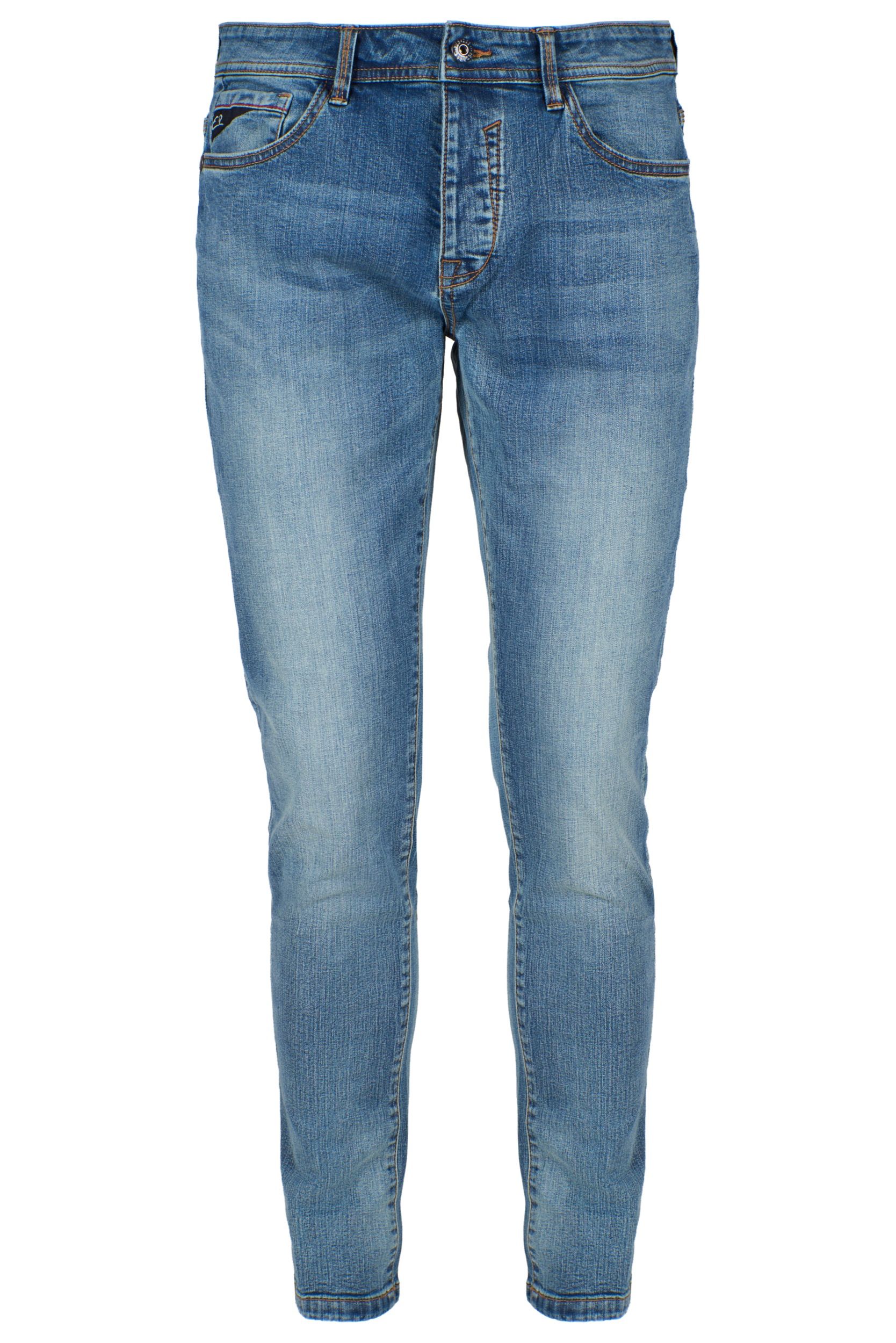 

Синие мужские джинсы из полиуретана Zee Lane