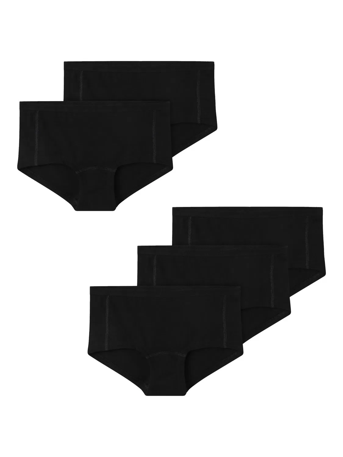 Хипстер, 5er-Pack, TWO SOON, черный