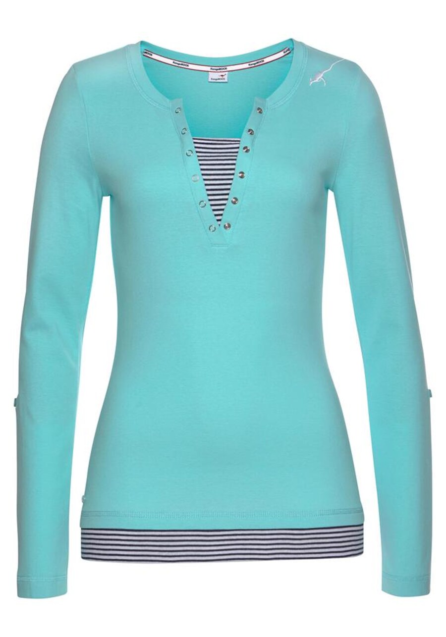 

Рубашка KangaROOS, цвет marine blue/Turquoise