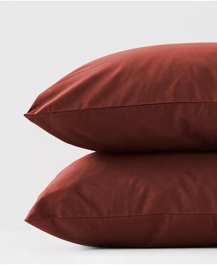 

Хлопок Cool-Air Percale Sham, 2 упаковки — стандартный Pact, серый