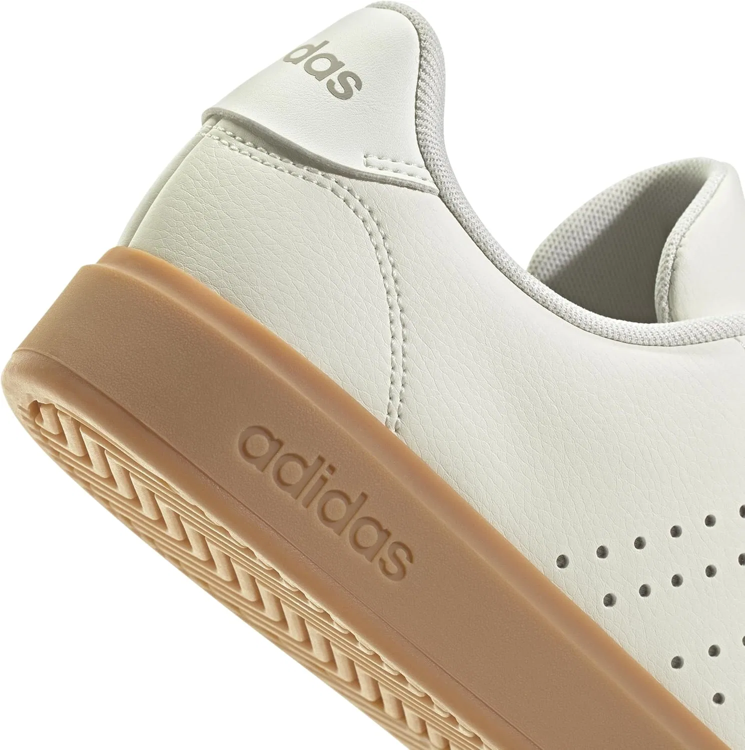 Кроссовки Adidas Unisex Advantage 2.0, Off White Off White Putty Beige — фото 4