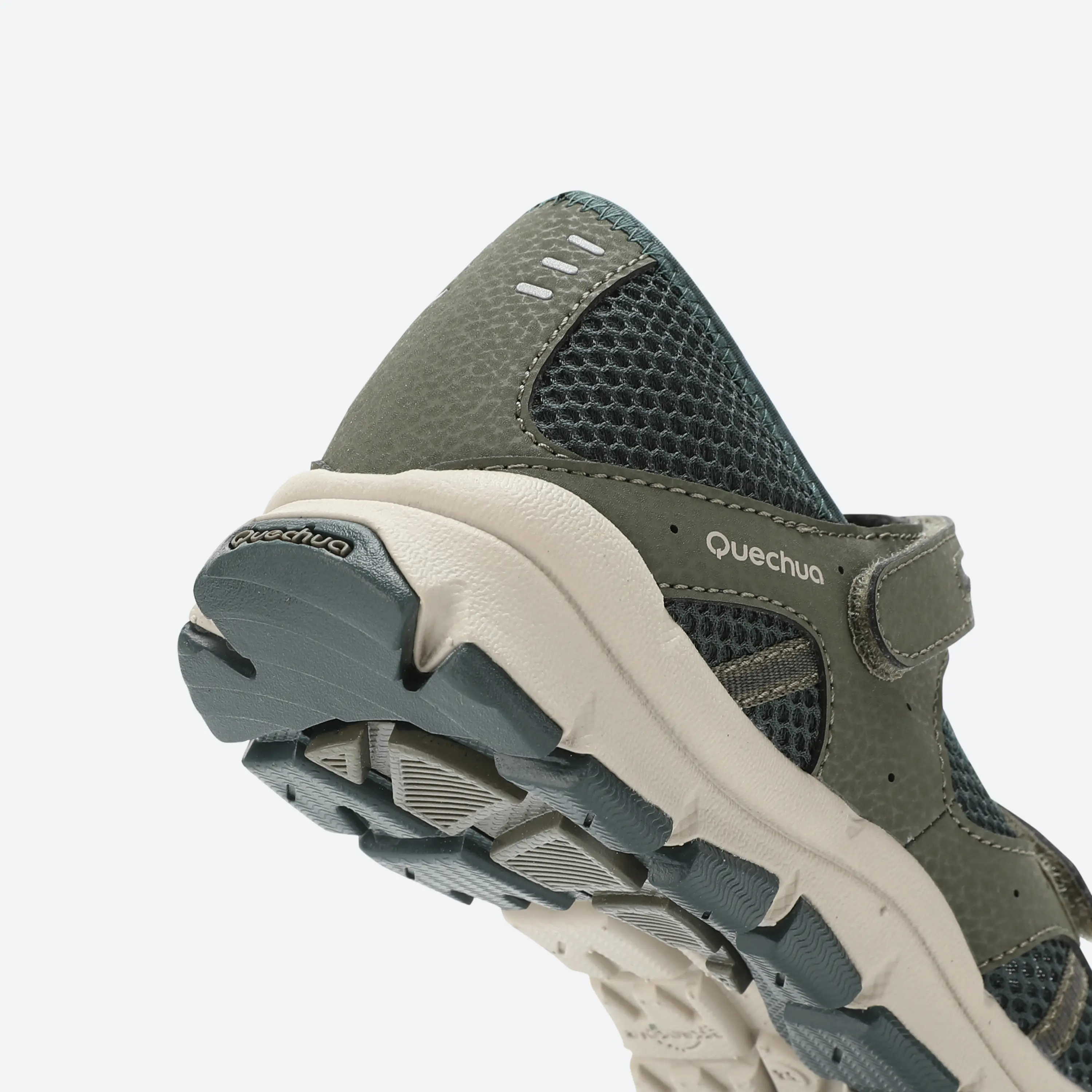 Женские треккинговые ботинки Quechua NH150 FRESH зелёные — фото 4