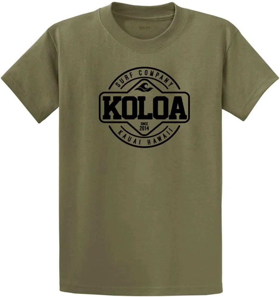 

Koloa Surf Co. Kauai Hawaii Logo Cotton T-Shirt Regular Big & Tall Joe's USA