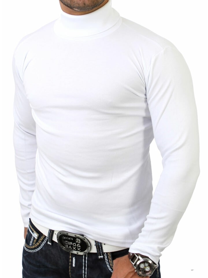 

Толстовка RESLAD Sweatshirt sportlicher Rolli, белый