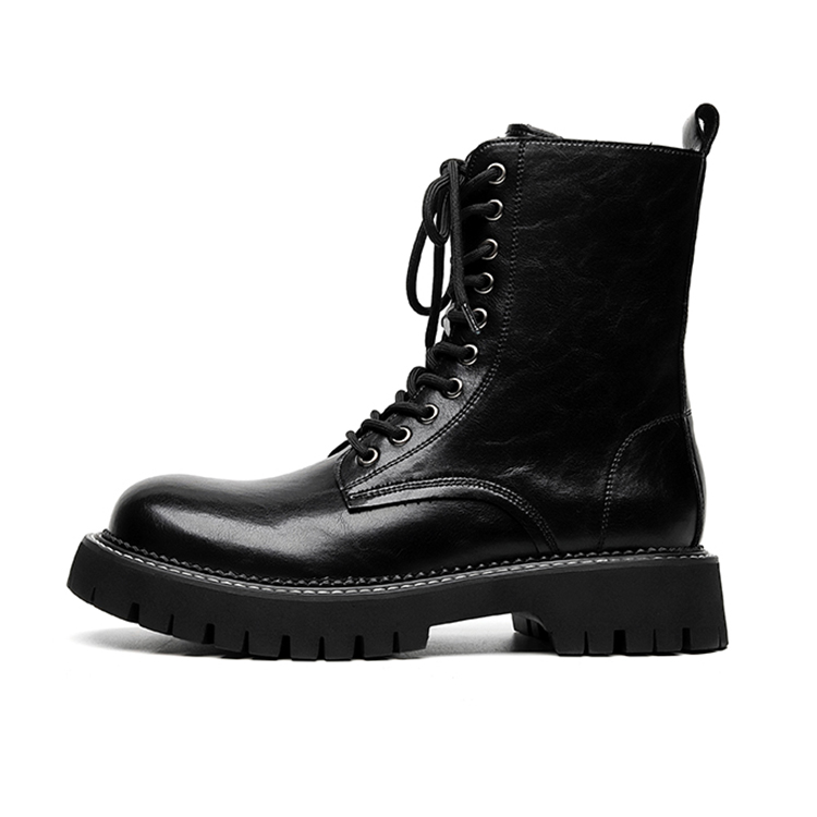 

Высокие ботинки Martin мужские GZZ, черные однослойные