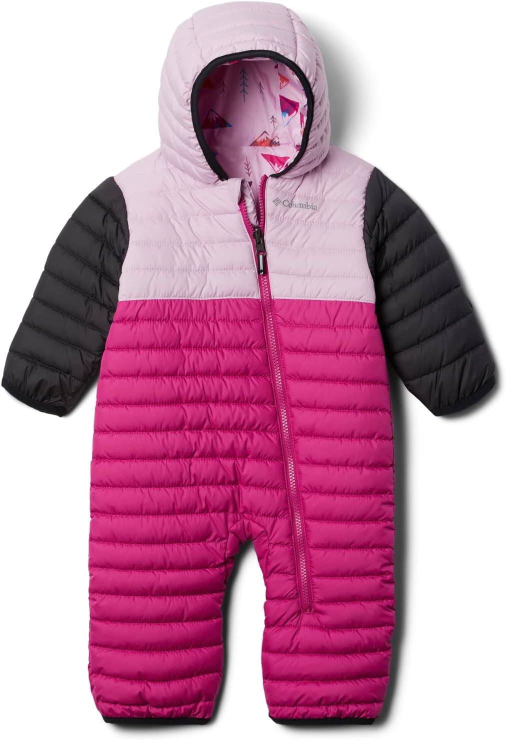 

Columbia Baby Powder Lite Reversible Bunting, Wild Fuchsia/Aura/Shark