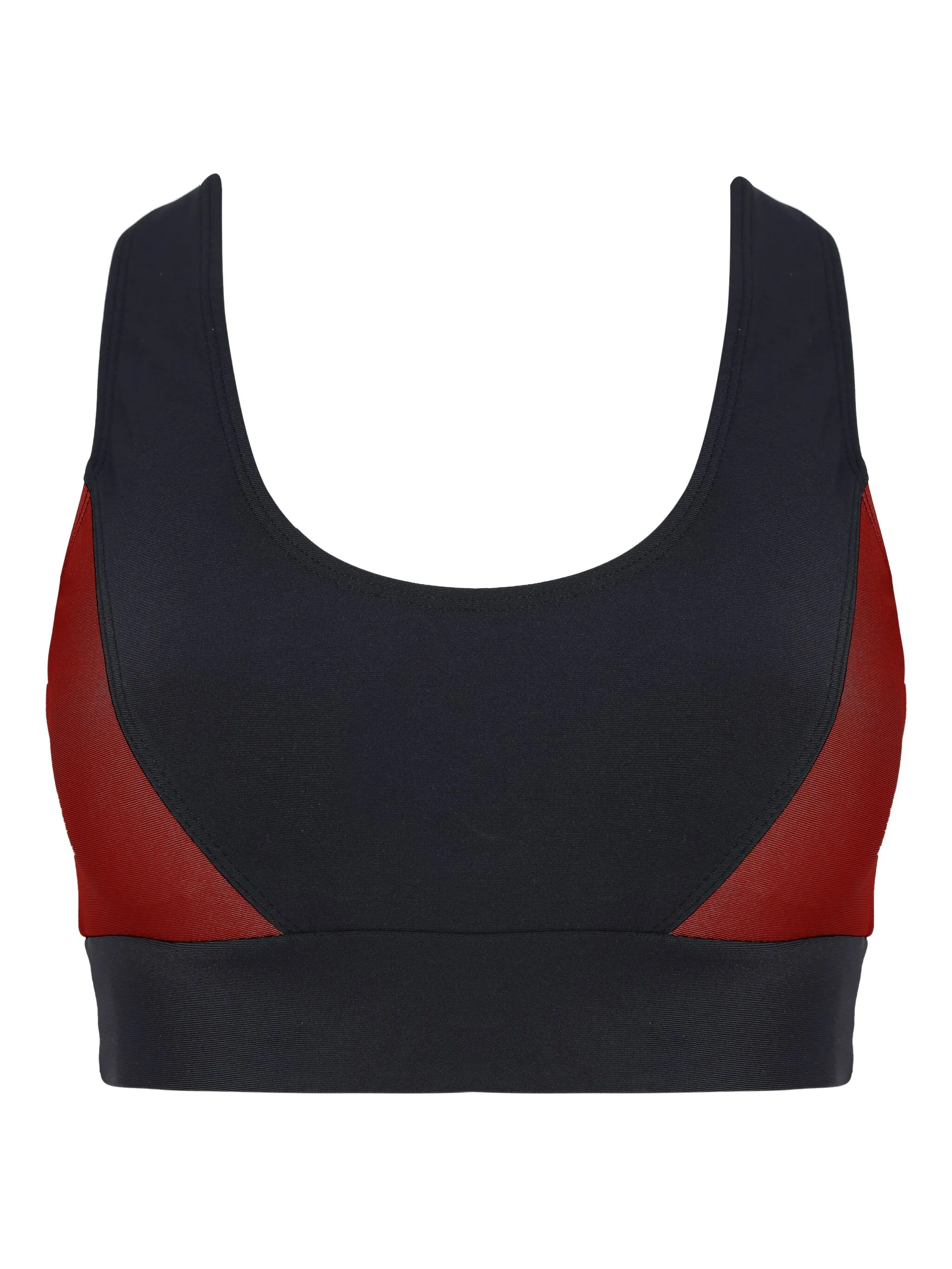 

Спортивный бюстгальтер в стиле колор-блок Lygia & Nanny, черный