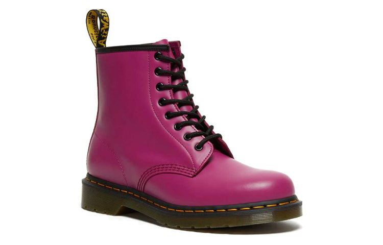 Мужские ботинки Dr.Martens 1460 из гладкой кожи, розовый — фото 3