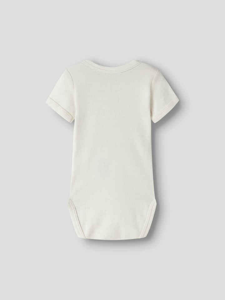 Name it Набор из 3 боди с короткими рукавами NBNBODY 3P S/S PUMICE BEAR цвета пемзы — фото 4