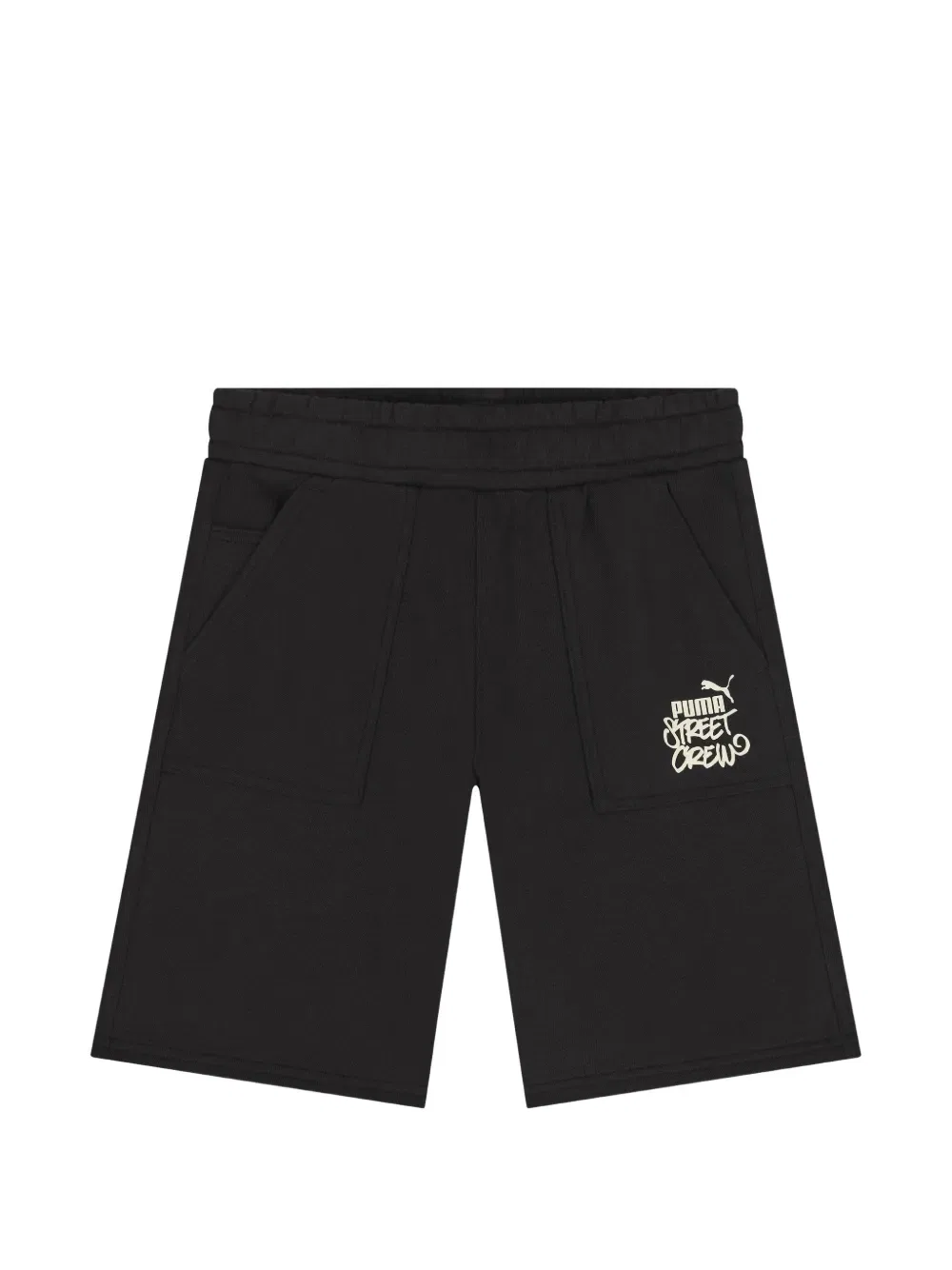 Шорты с карманом и логотипом Puma Kids, черный