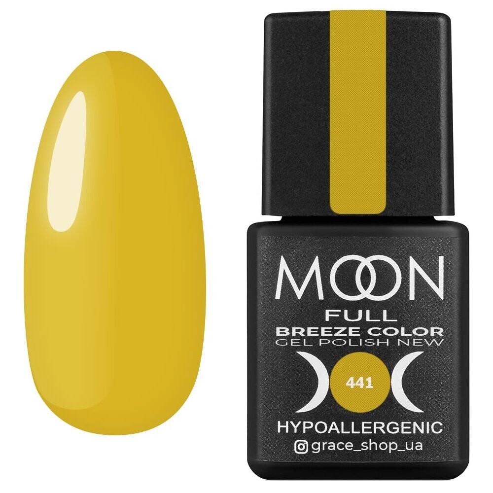

Цветной гибридный лак Moon Full Breeze № 441, 8 мл