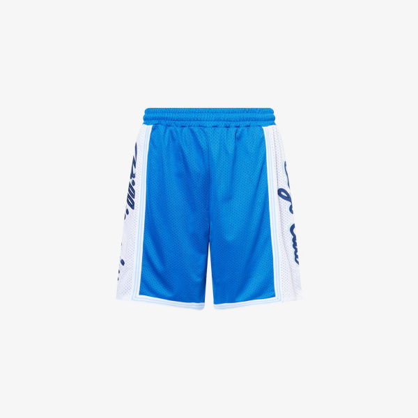 

Шорты плетёные с нашивкой баскетбольного бренда Billionaire Boys Club, синий