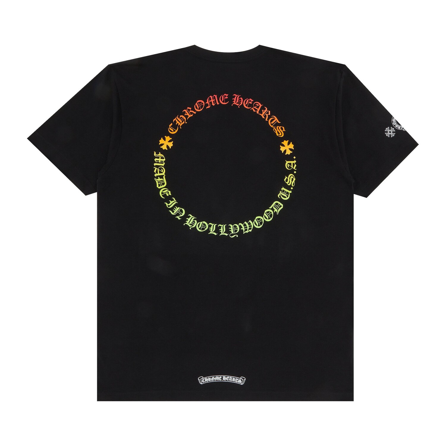 Футболка с логотипом Chrome Hearts Gradient, цвет Черный/Многоцветный — фото 2