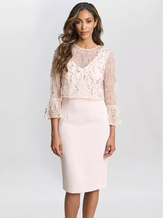 

Платье Gina Bacconi Pippa Beaded 3/4 Sleeve