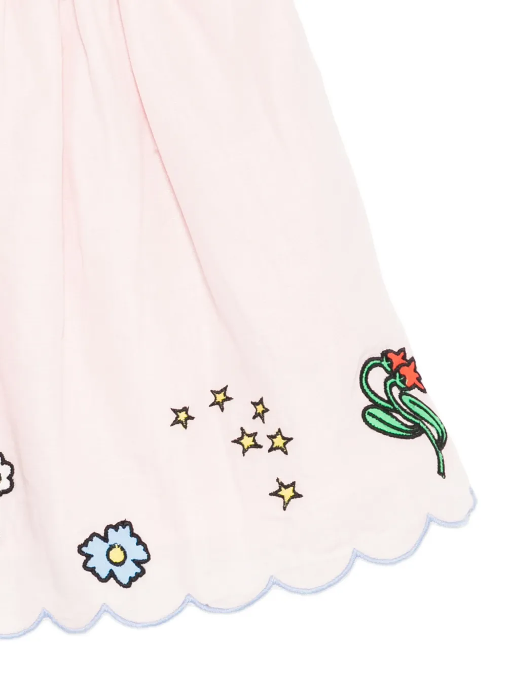 Юбка с зубчатым краем Stella Mccartney Kids, розовый — фото 3