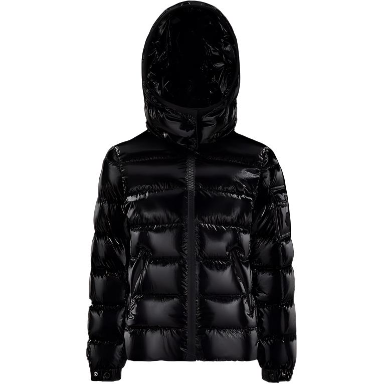 

Детская утепленная куртка Moncler, черная