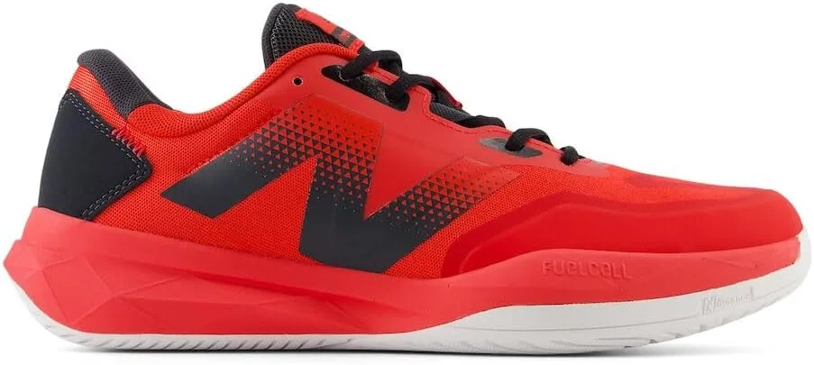 Мужские теннисные кроссовки New Balance FuelCell 796 V4, красный/серебряный — фото 3