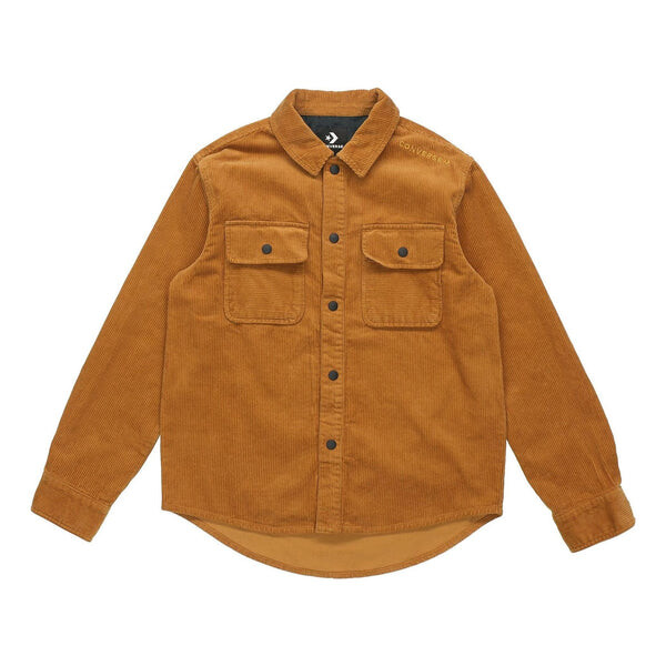 

Куртка overhead shirt jacket 'brown' Converse, коричневый