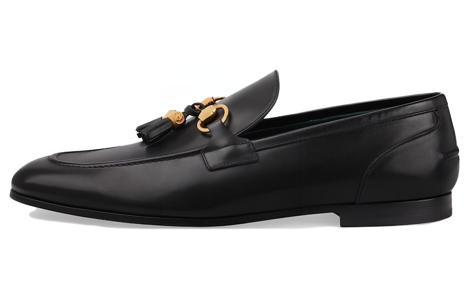 

GUCCI Лоферы Jordaan Loafer 'Black'