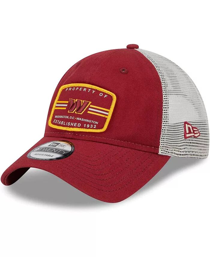 

Мужская бордовая шляпа Washington Commanders Property Trucker 9TWENTY Adjustable New Era