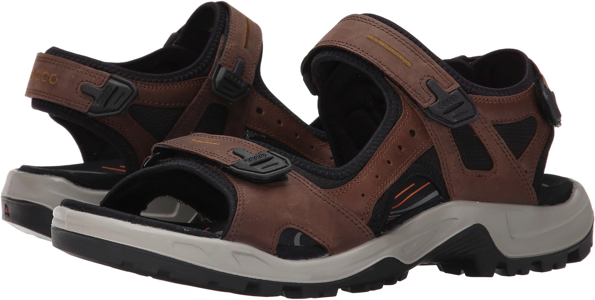 

Сандалии ECCO Sport Yucatan Sandal, цвет Espresso/Cocoa Brown/Black