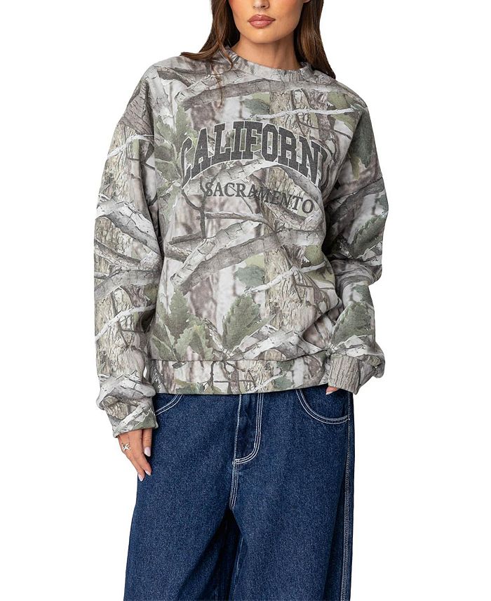 

Толстовка Cali Baby Camo Edikted, зеленый