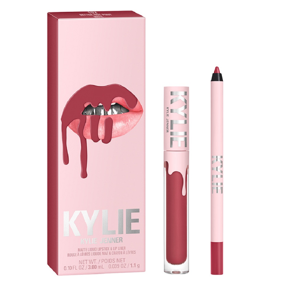

Набор матовой помады для губ matte lip kit Kylie Cosmetics, цвет nr. 103 better not pout, количество 1 шт.