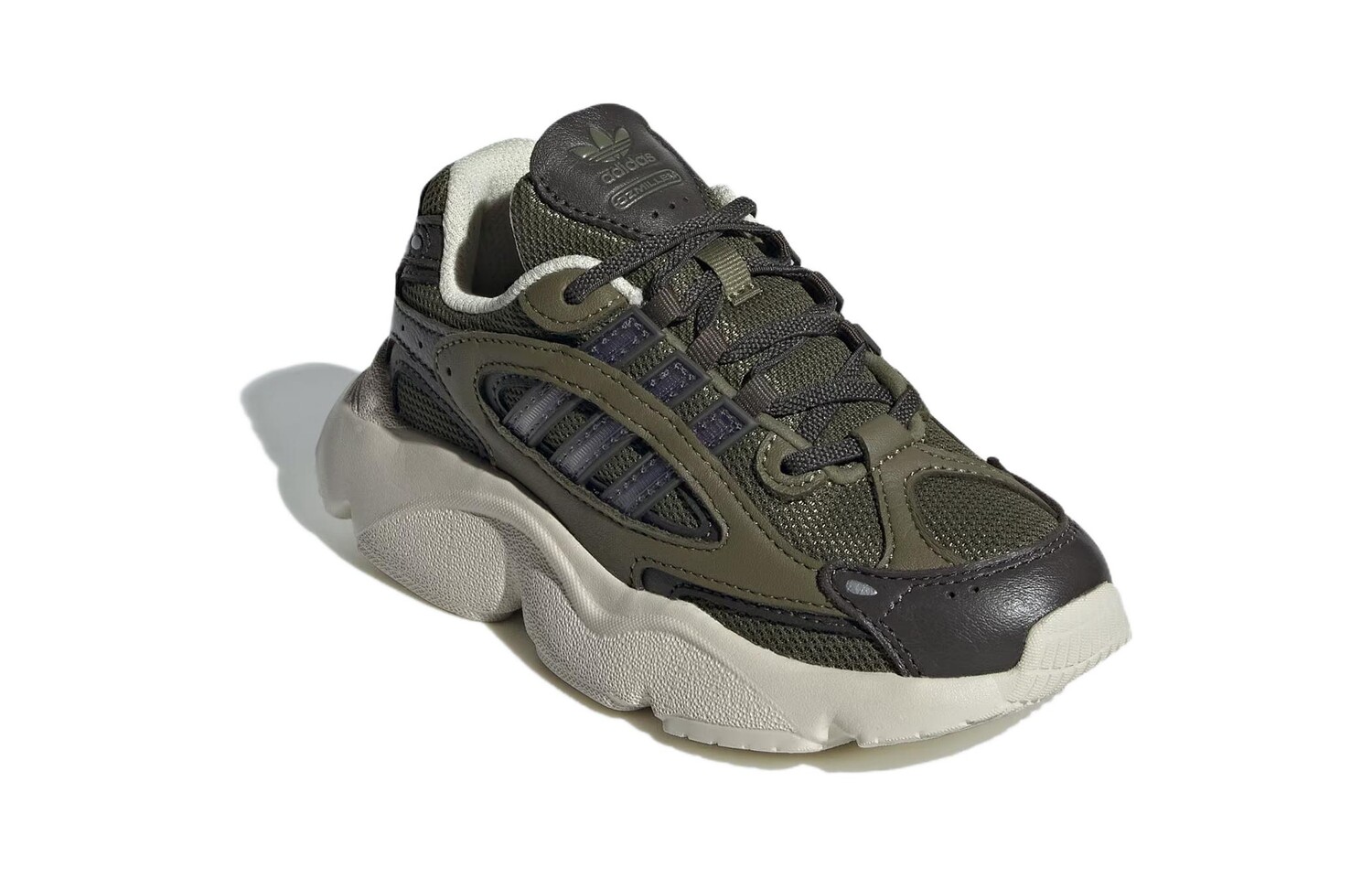 Детские кроссовки adidas originals Ozmillen PS, Dark Green — фото 3