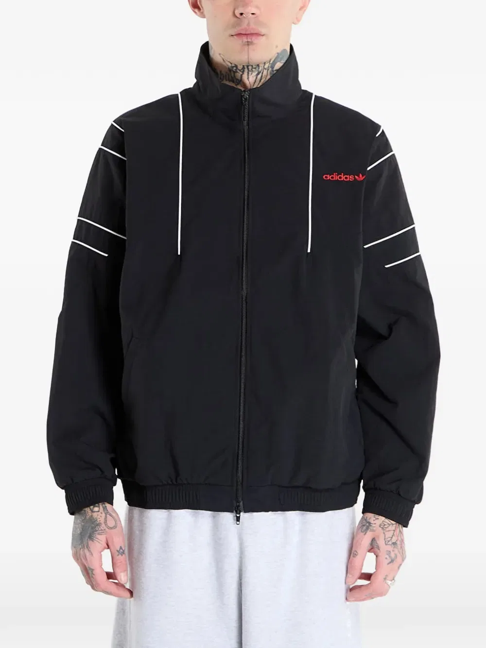 Спортивная куртка Cutline с высоким воротником Adidas, черный