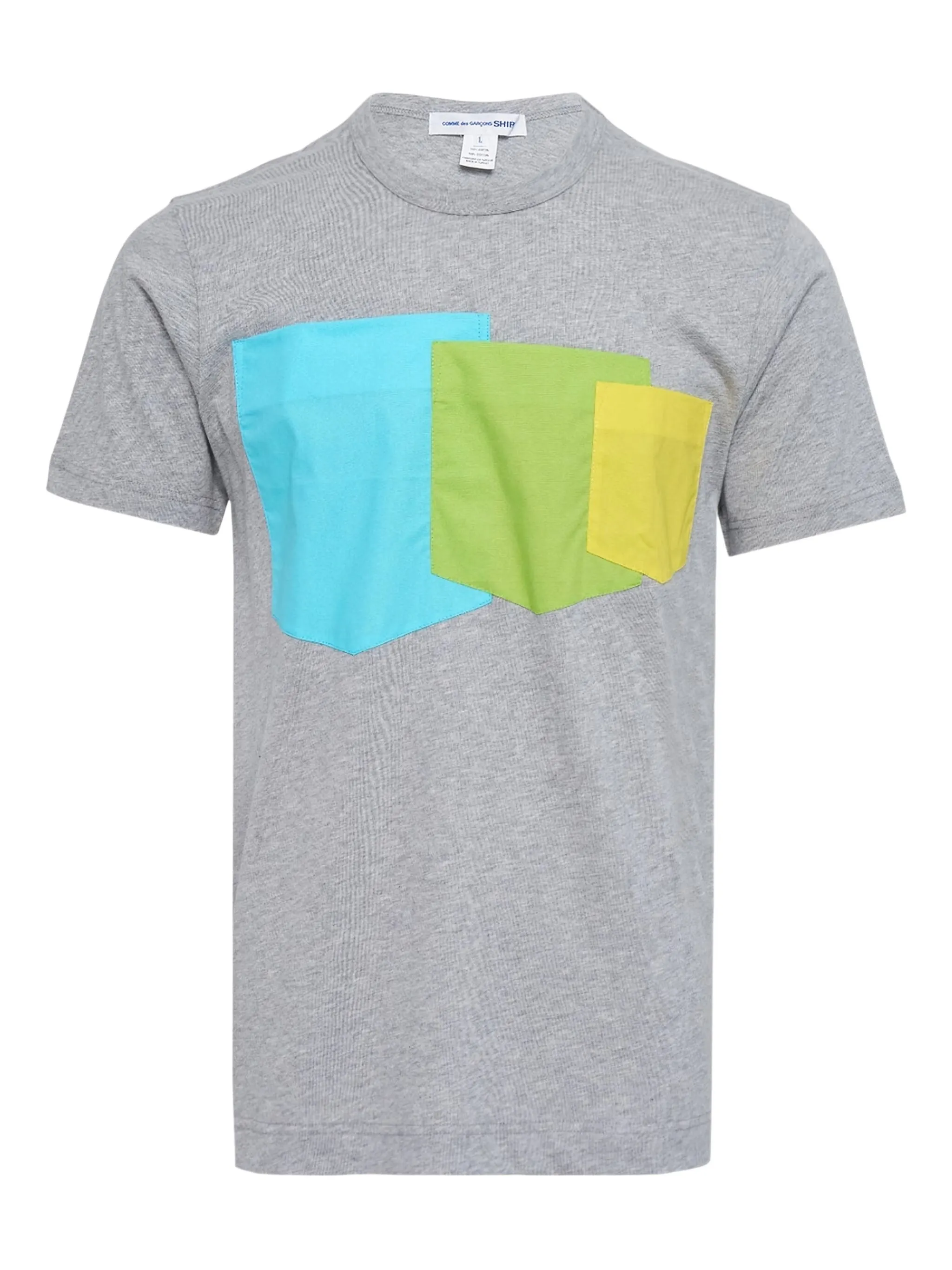 

Футболка с накладным карманом Comme Des Garçons Shirt, серый