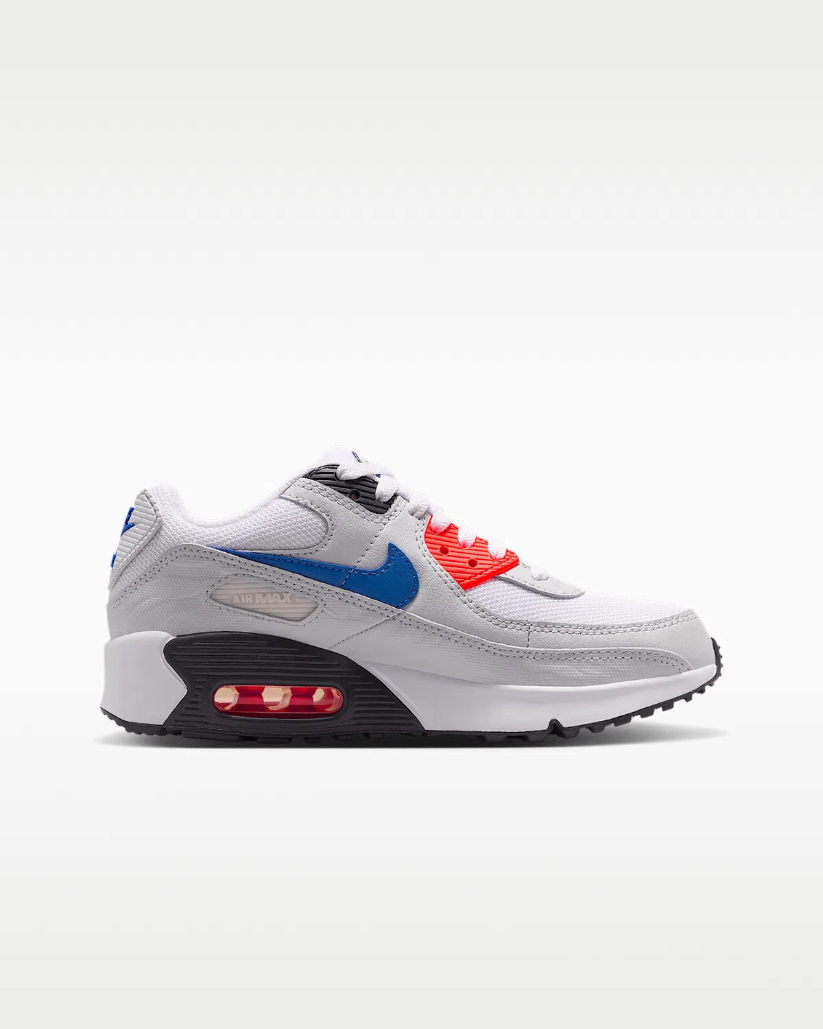 Кроссовки Nike Air Max 90 SE для детей, White/Photon Dust/Bright Crimson/Game Royal — фото 3