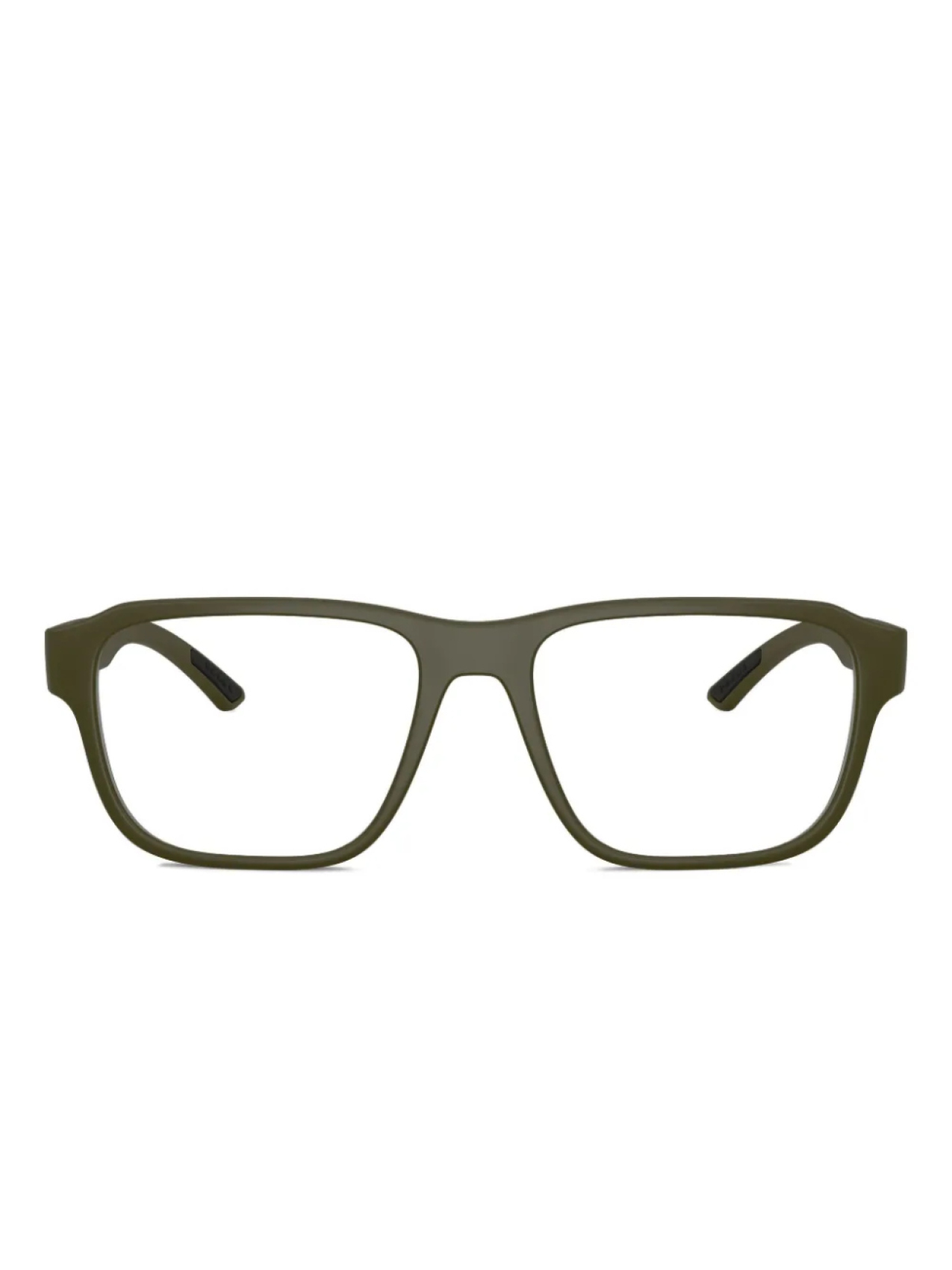 

Prada Linea Rossa square-frame очки, зеленый